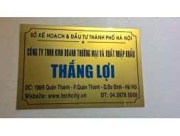 BẢNG HIỆU TRONG NHÀ